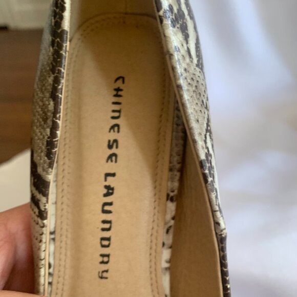 Chinese Laundry Snakeskin platform Shoes Size 9.5 - Picture 5 of 10